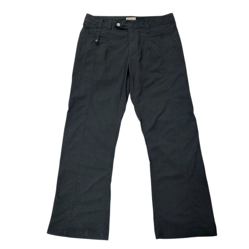 Royal Robbins Pants Womens 10 Short Black Lightweight Hiking Nylon Outdoor